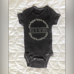 Infant “New to the Crew” Onesie (Multiple Sizes Availa…